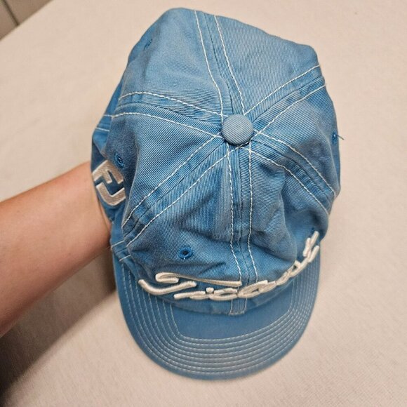 Titleist Women's Light Blue FootJoy FJ Pro V1‎ Golf Hat Distressed Faded Look - Picture 8 of 13